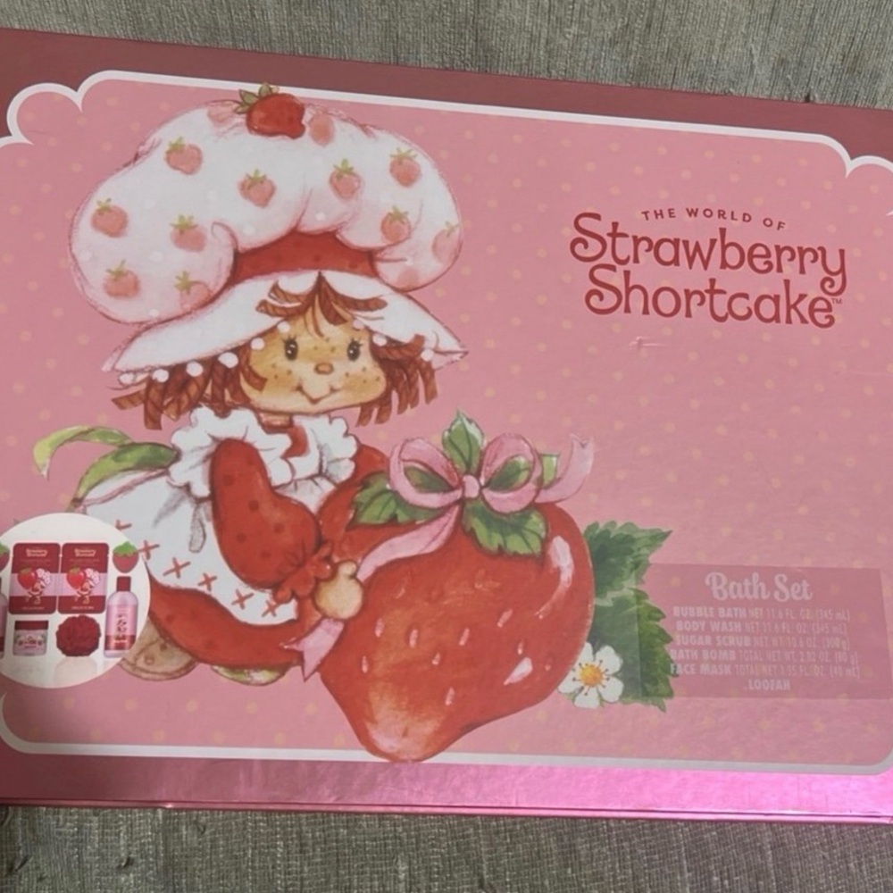 Strawberry Shortcake Bath Set